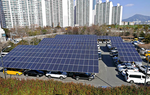 Valoriser les parkings avec les ombrières solaires