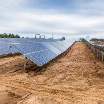 Centrale solaire su carrière