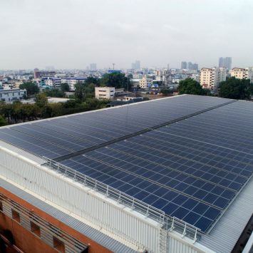 Toiture bâtiment solaire