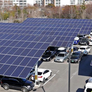 Toiture parking photovoltaïque