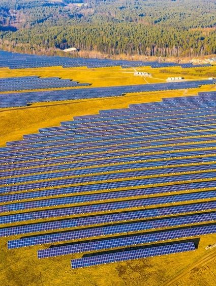 rendement centrale solaire au sol