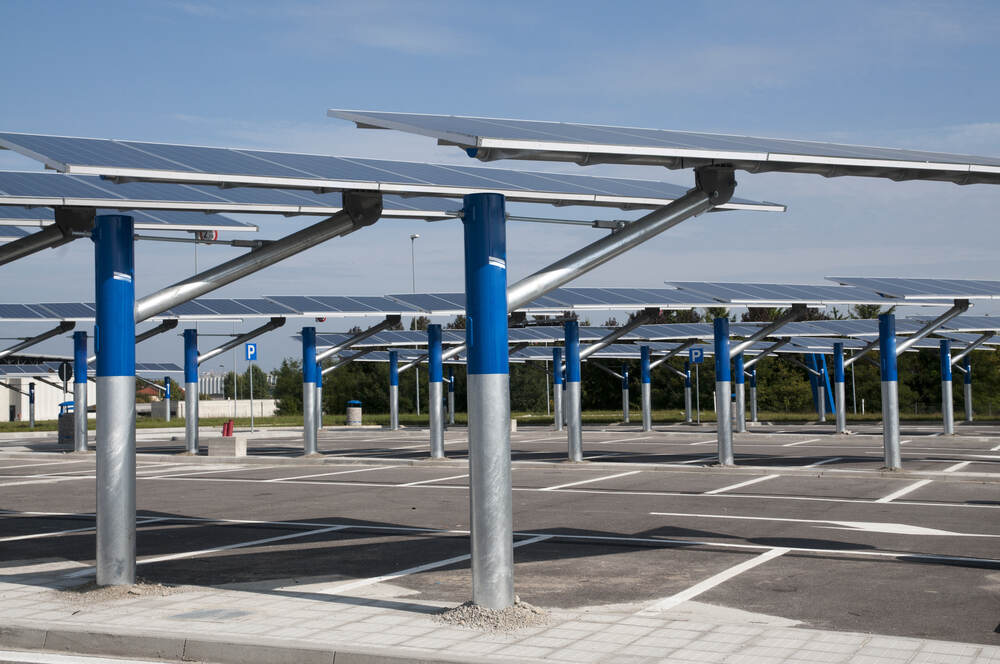 Ombrières photovoltaïques pour parking